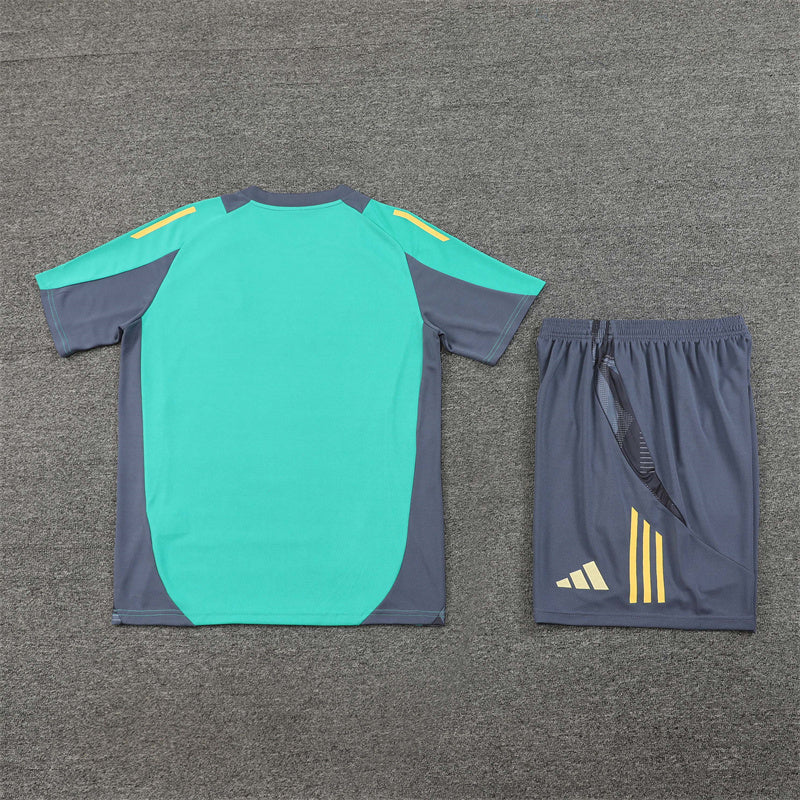 Ajax Shorts Set-Green and Grey