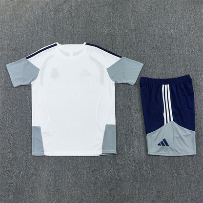 Real Madrid Shorts Set-White, Grey and Navy Blue