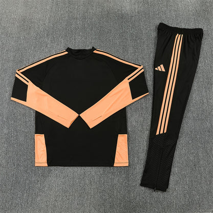 Arsenal Tracksuit-Black and Cream