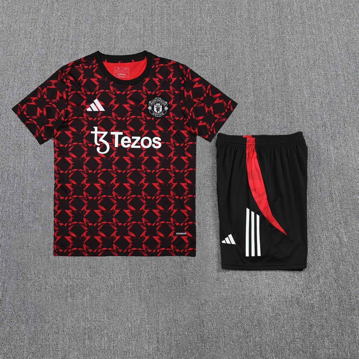 Manchester United Shorts Set-Red and Black