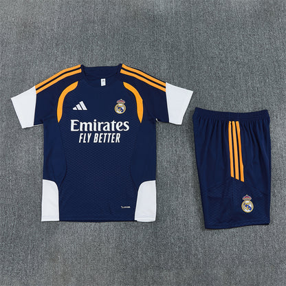 Real Madrid Shorts Set-Navy Blue and White