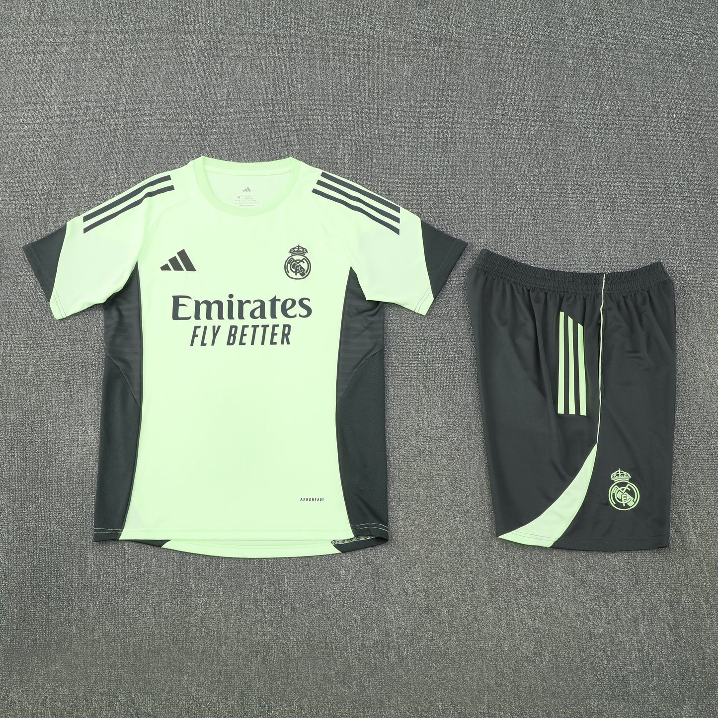 Real Madrid Shorts Set-Light Green and Dark Green