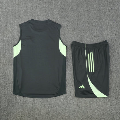 Real Madrid Vest Set-Dark Grey