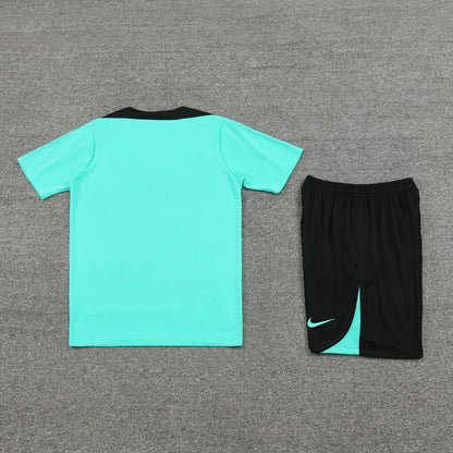 Atletico Madrid Shorts Set-Green and Black