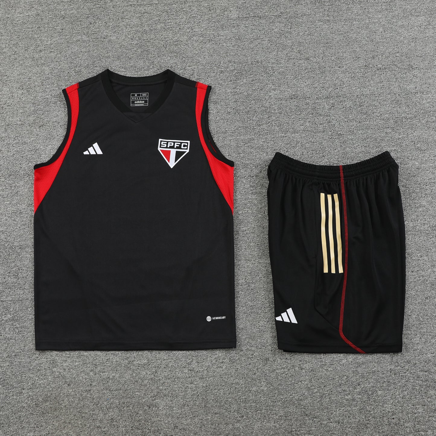 Sao Paulo Vest Set-Black