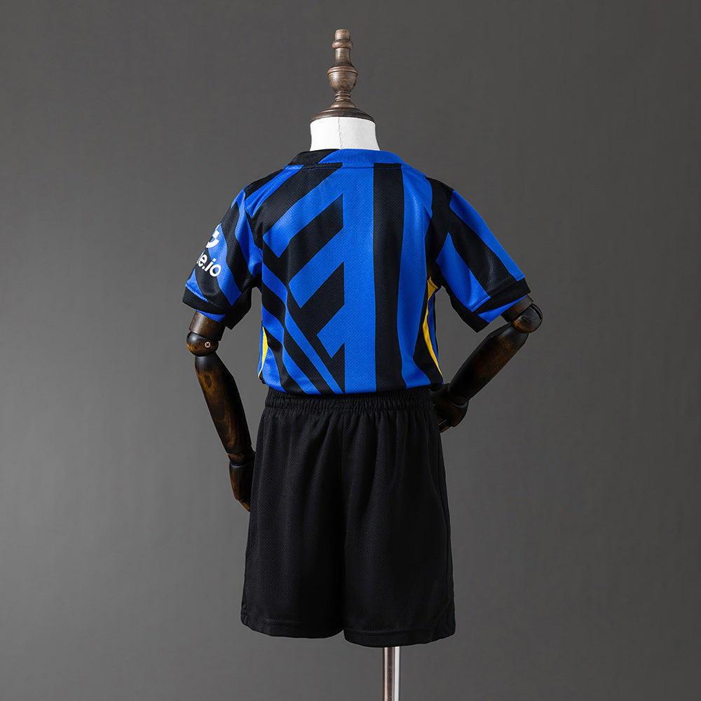Inter Milan 24/25 Home kids kit Jersey