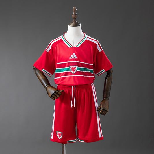Wales 2026 Home Kids Kit Jersey