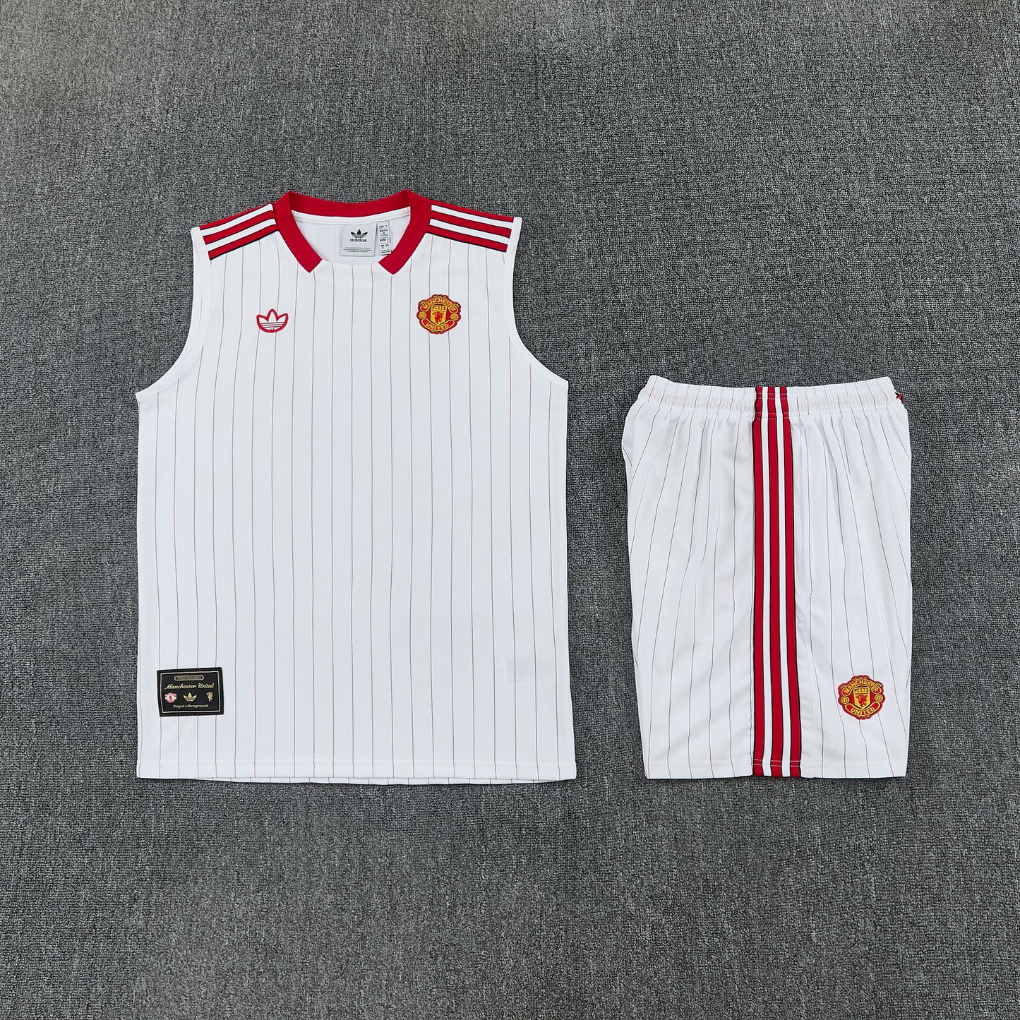 Manchester United Vest Set-White