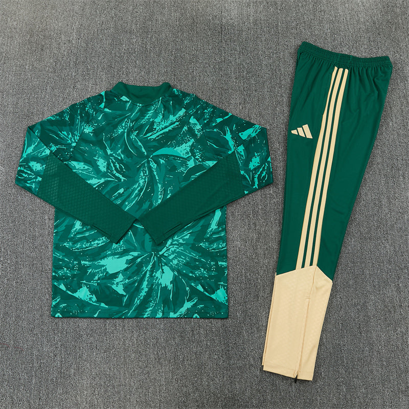 Real Madrid Tracksuit-Dark Green