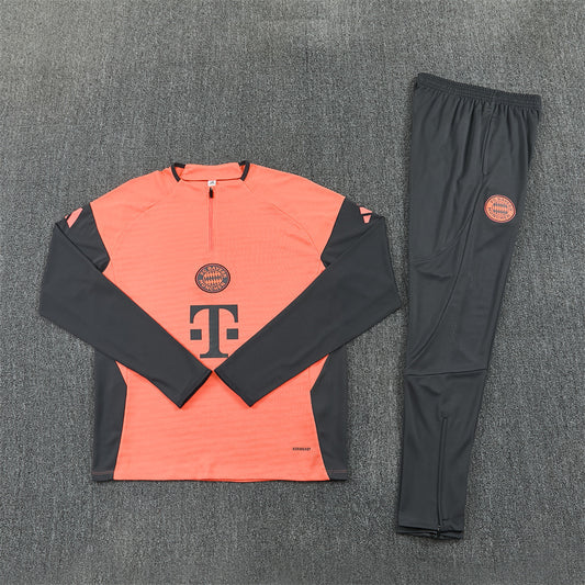 FC Bayern Munich Tracksuit-Orange and Dark Grey