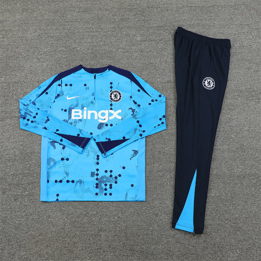 Chelsea Tracksuit-Blue and Navy Blue
