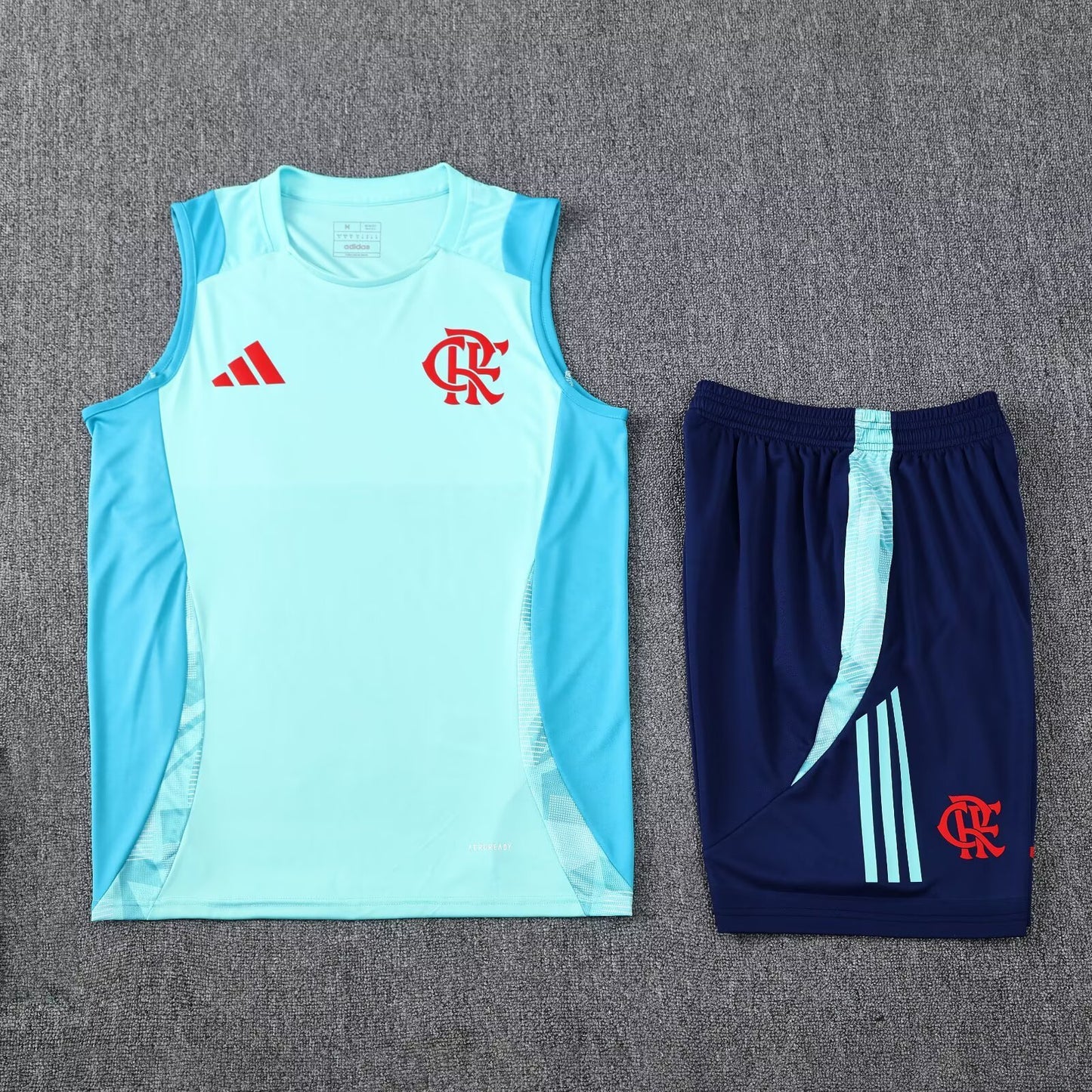 Flamengo Vest Set-Light Blue and Navy Blue