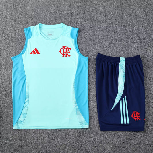 Flamengo Vest Set-Blue and Navy Blue