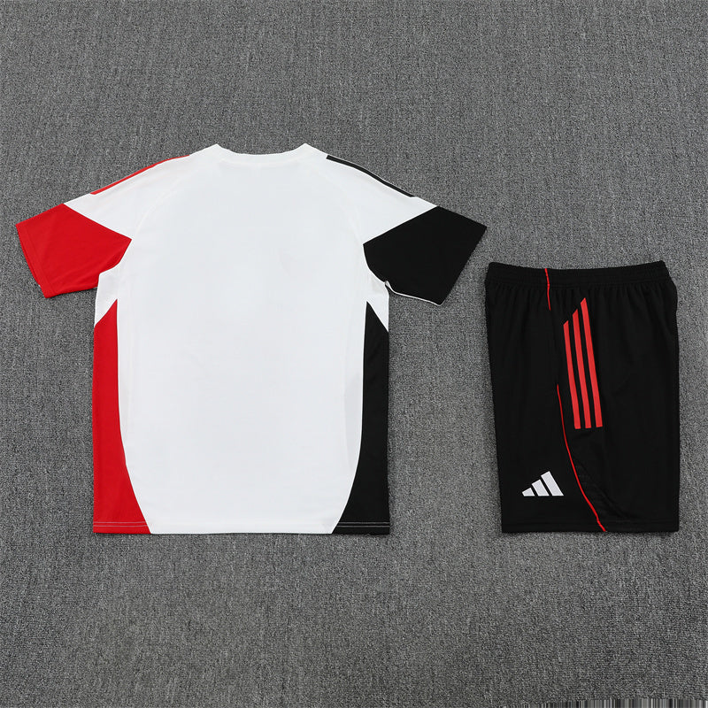 Germany Shorts Set-White and Black
