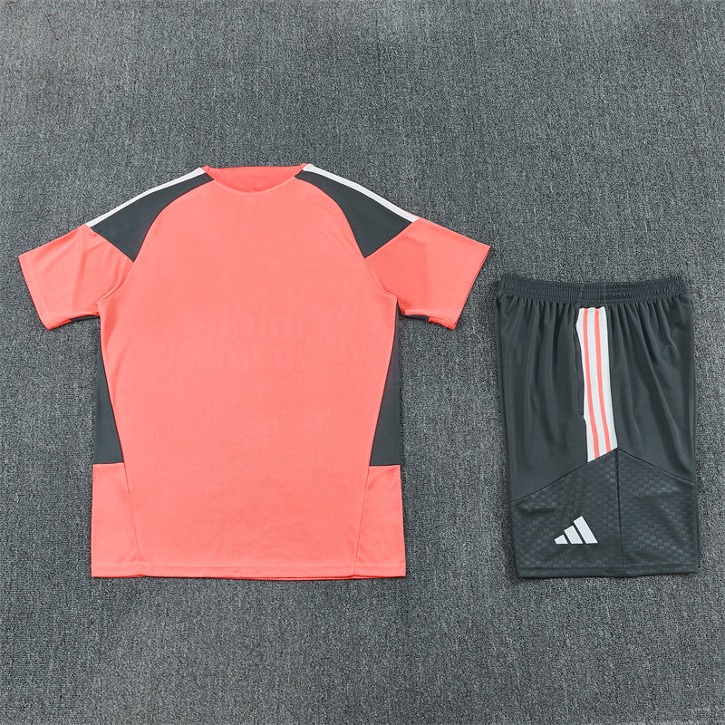 Real Madrid Shorts Set-Orange and Grey