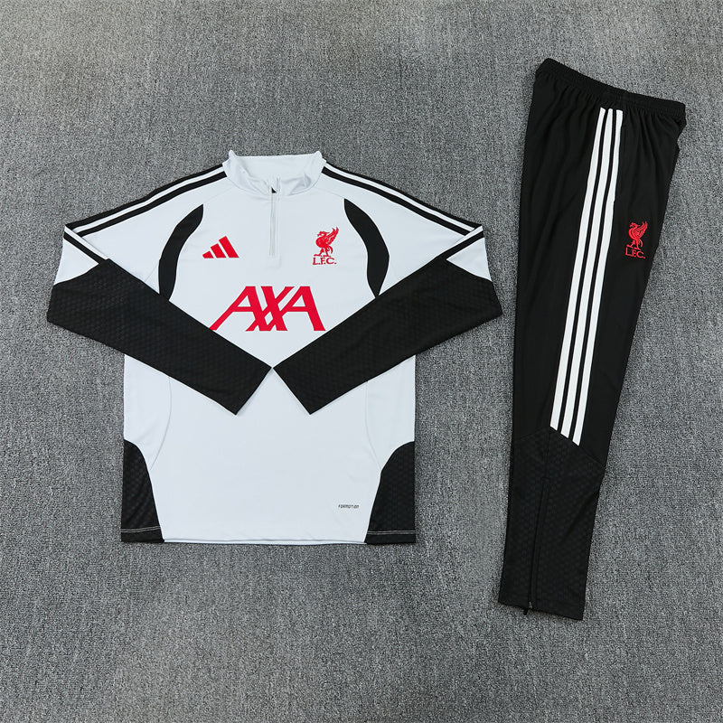 Liverpool Tracksuit-White and Black