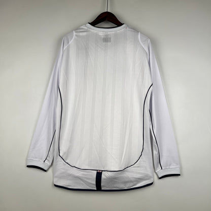 Retro long sleeve England 2002 Home