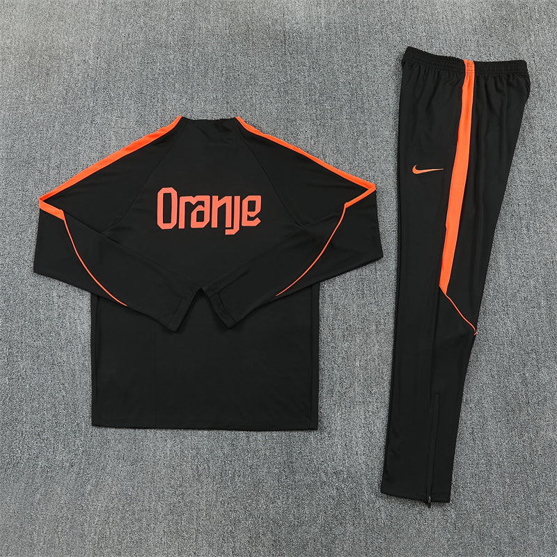 Netherlands Tracksuit-Black