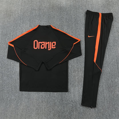 Netherlands Tracksuit-Black