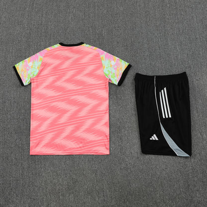 Real Madrid Shorts Set-Pink and Black
