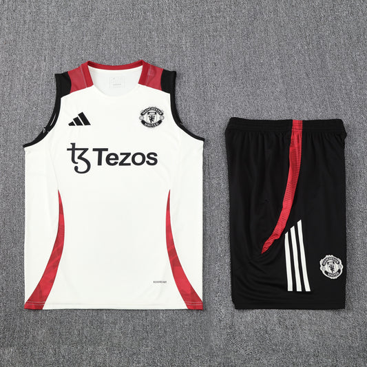 Manchester United Vest Set-White and Black