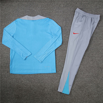Atletico Madrid Tracksuit-Blue and Grey