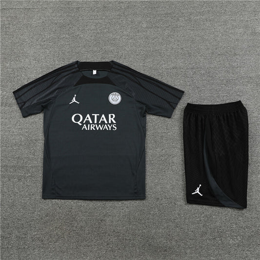 PSG Shorts Set-Dark Grey and Black