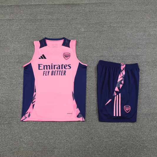 Arsenal Vest Set-Pink and Navy Blue