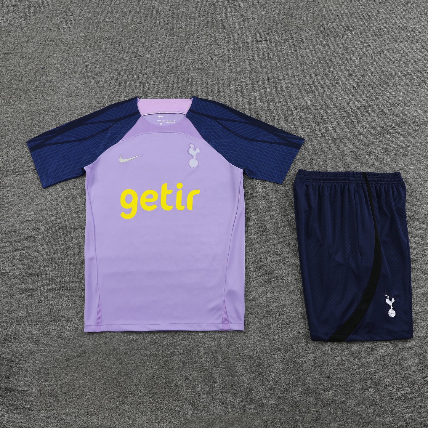 Tottenham Shorts Set-Purple and Navy Blue