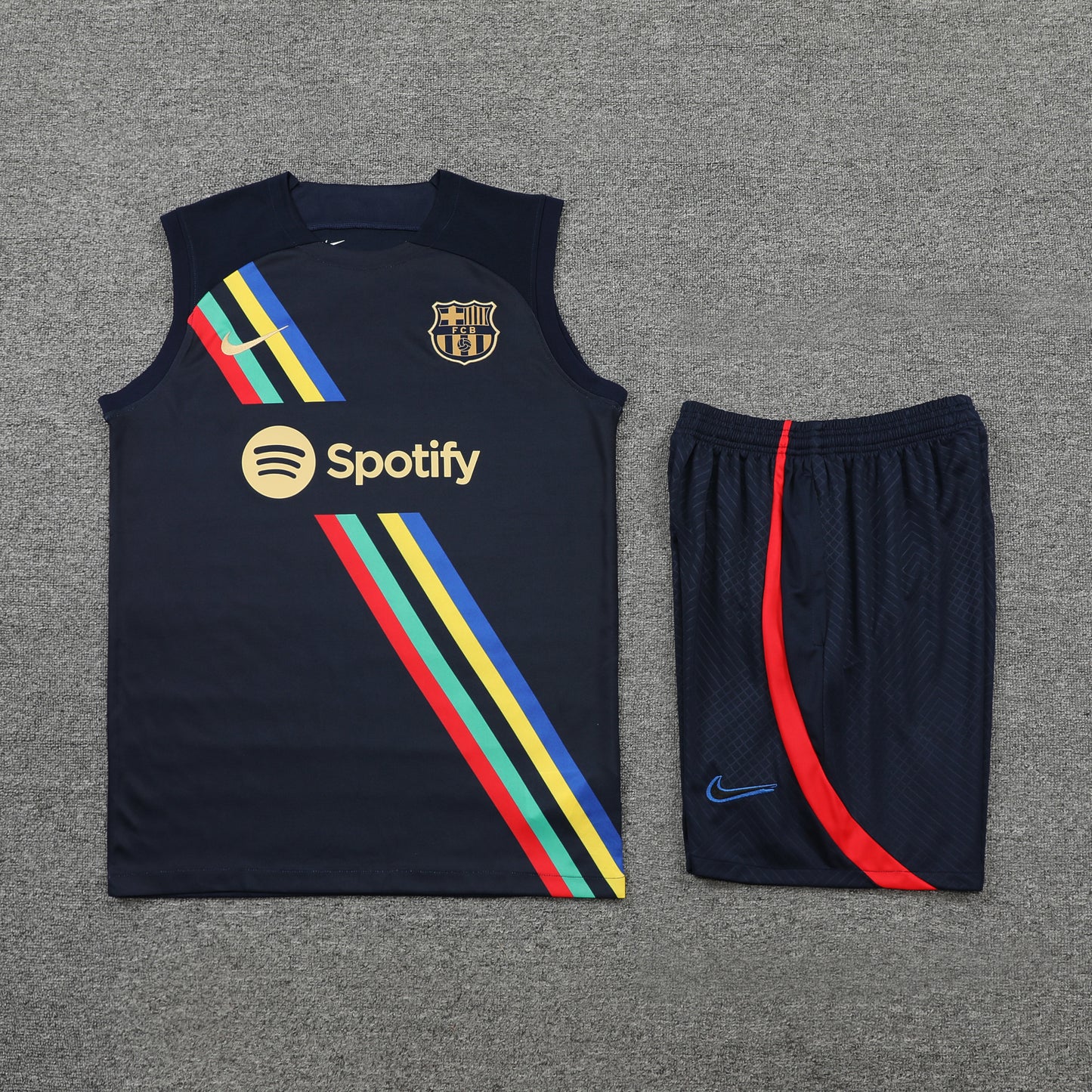 Barcelona Vest Set-Black