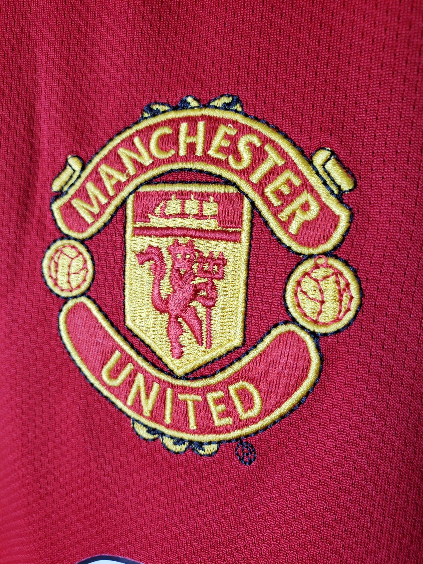 2005 retro Manchester United home long sleeve