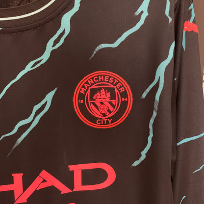 23/24 Long sleeve Manchester City third away