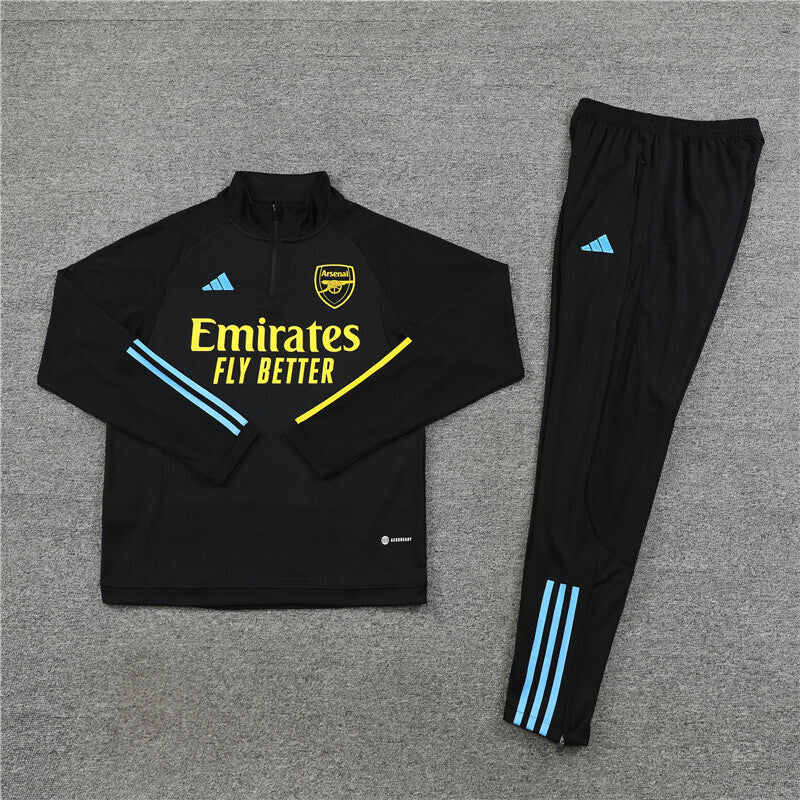Arsenal Tracksuit-Black