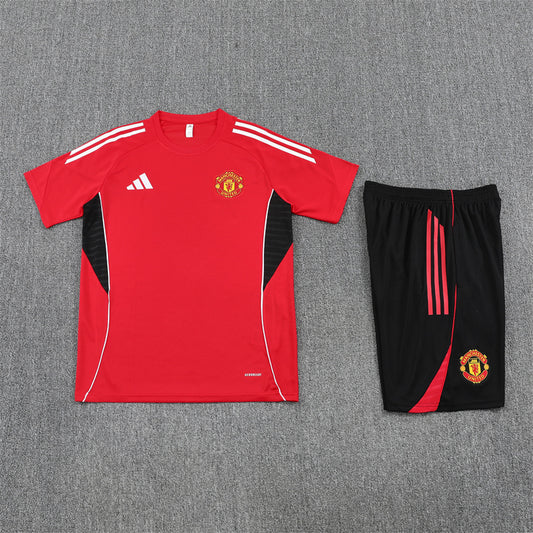 Manchester United Shorts Set-Red and Black