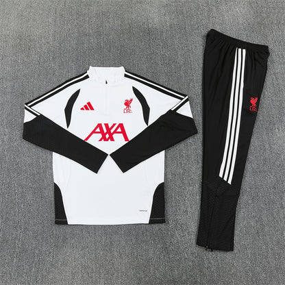 Liverpool Tracksuit-White and Black