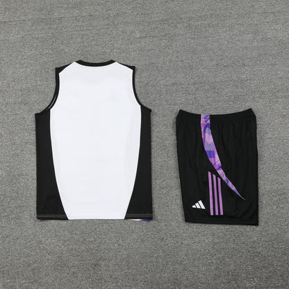 Germany Vest Set-White and Black