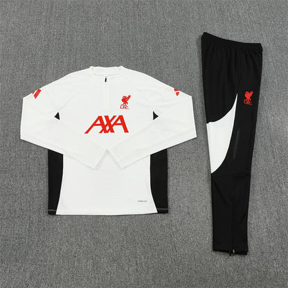 Liverpool Tracksuit-White and Black