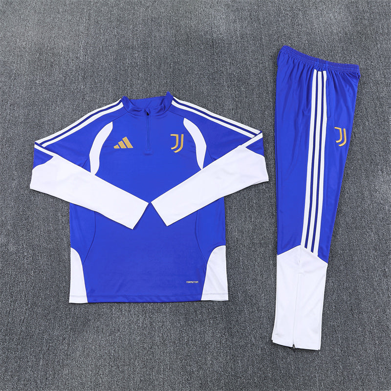 Juventus Tracksuit-Blue and White