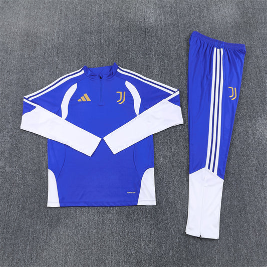 Juventus Tracksuit-Blue and White