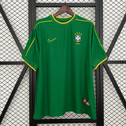 Retro Brazil 1998 Goalkeeper Green