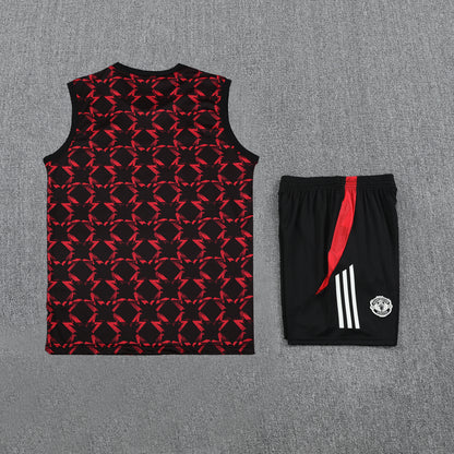 Manchester United Vest Set-Red and Black