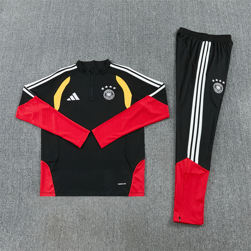 Germany Tracksuit-Black and Red