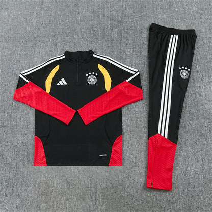 Germany Tracksuit-Black and Red
