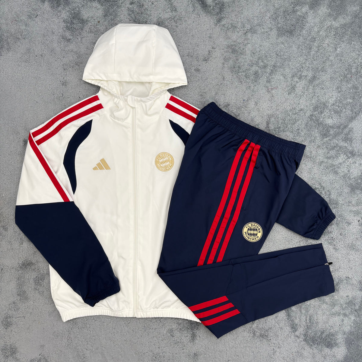 Bayern Munich Windbreaker Set - white