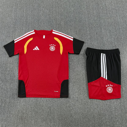 Germany Shorts Set-Red and Black