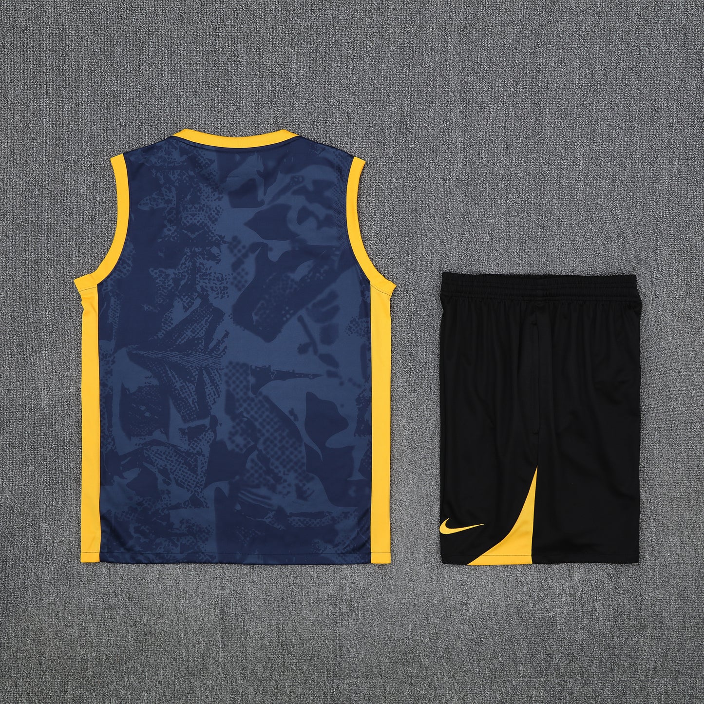 Inter Milan Vest Set-Dark Grey and Black