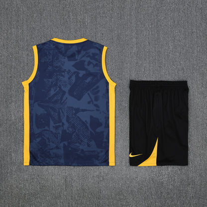Inter Milan Vest Set-Dark Grey and Black