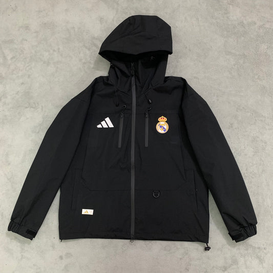 Real Madrid Windbreaker - Black