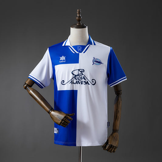 Deportivo Alavés 00/01 Home Retro Jersey