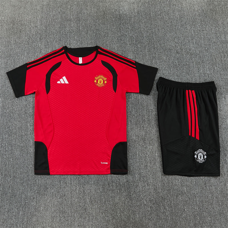 Manchester United Shorts Set-Red and Black